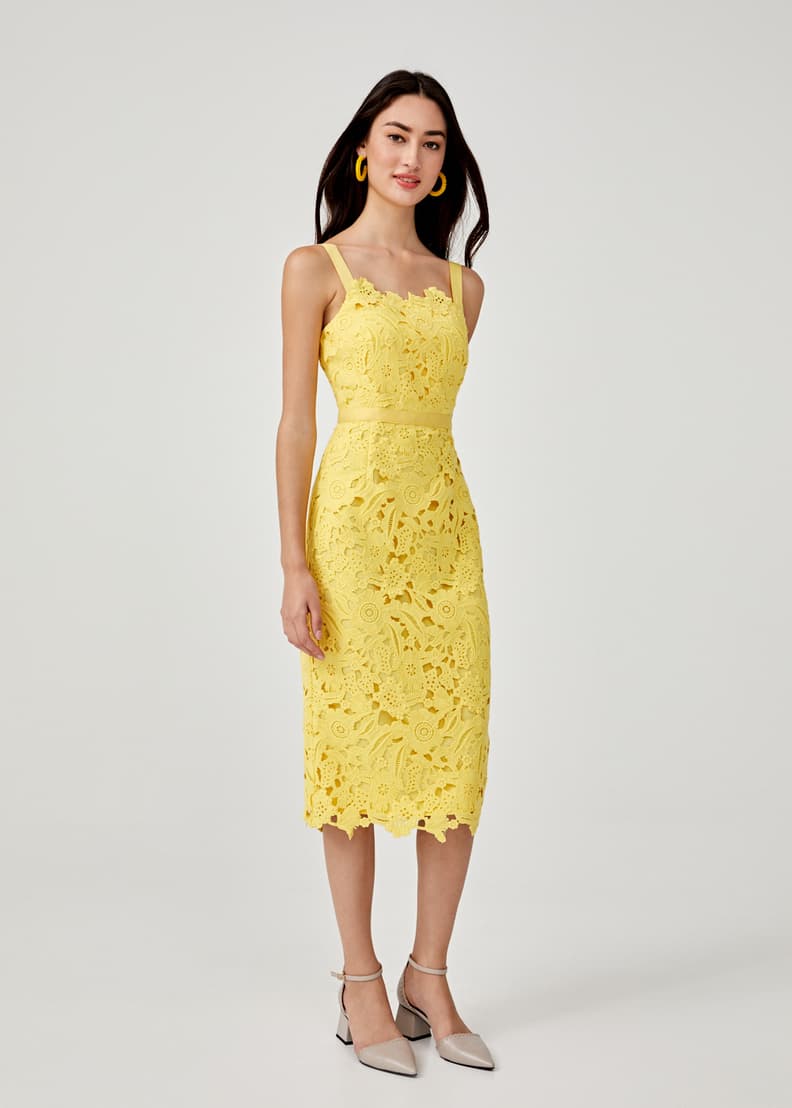 Crochet sales overlay dress