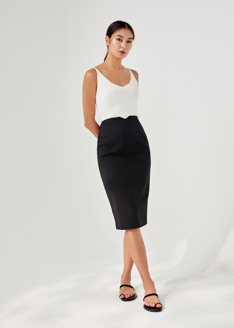 Buy Tracy Pencil Midi Skirt Love Bonito Singapore Shop