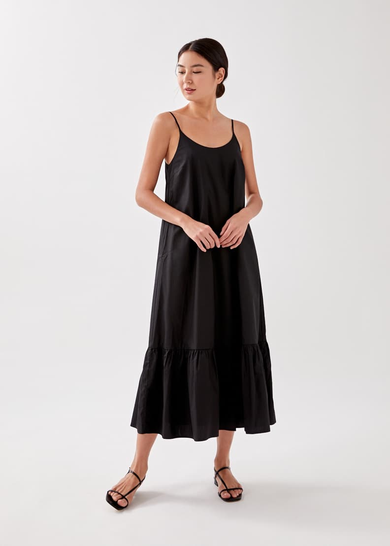 Shop Philippa Cotton Ruffle Maxi Dress | Love, Bonito SG