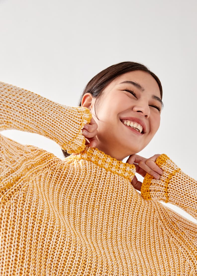 Chunky knit jumper sale