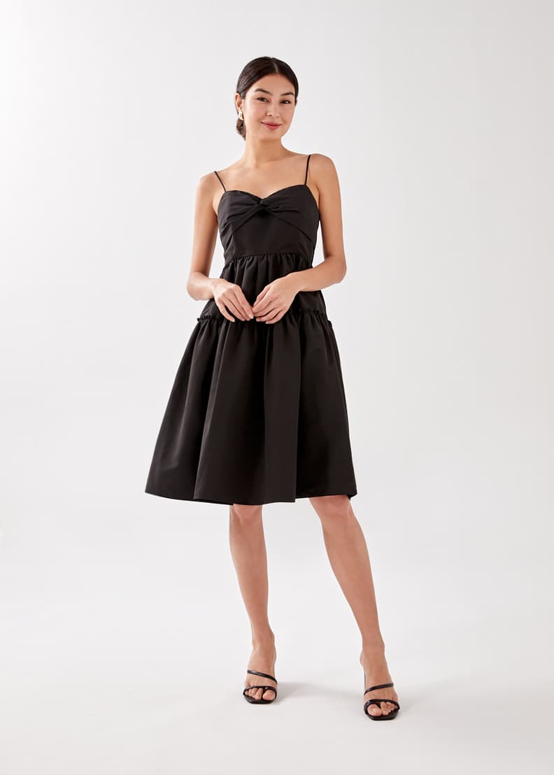 Buy Valkiena Knot Front Dress Love Bonito Singapore Shop