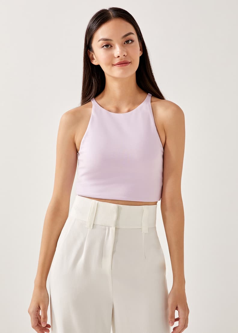 Devynn Padded Crop Tank Top