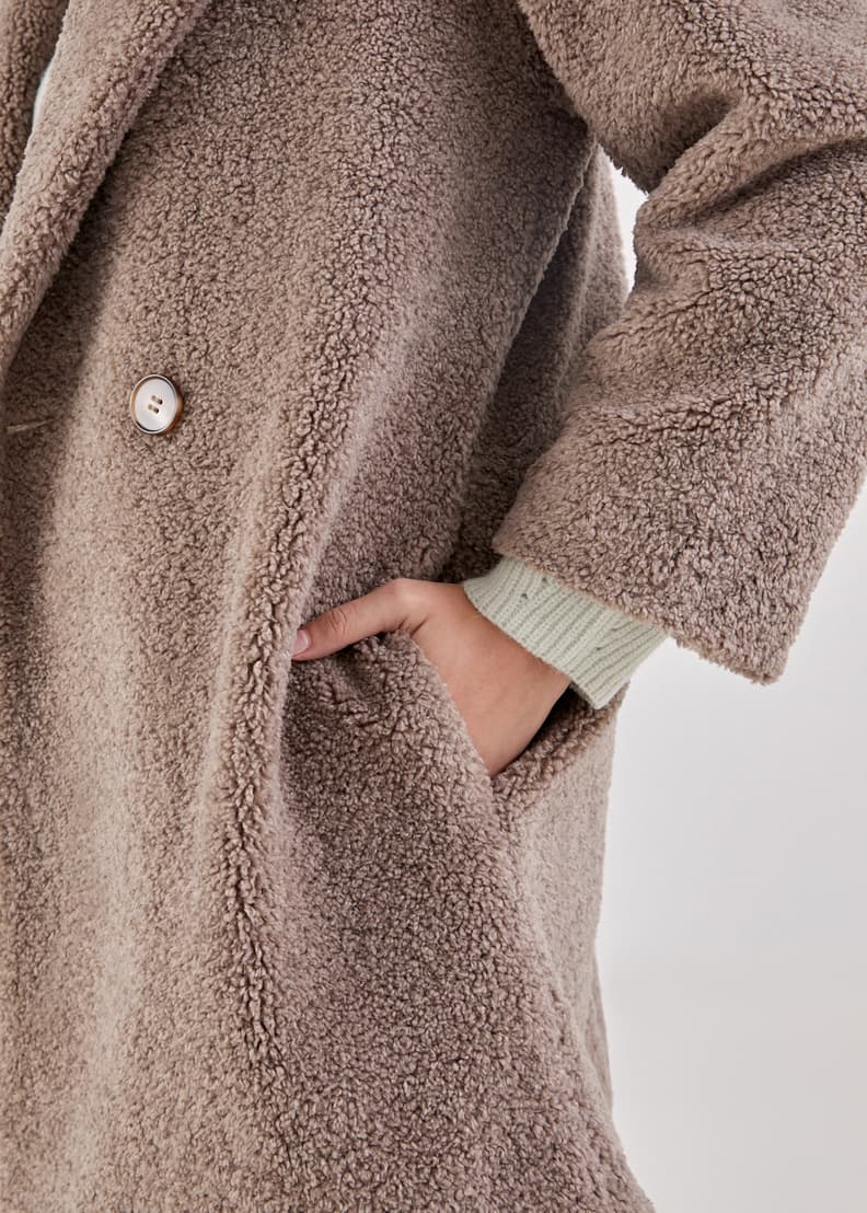 Clea Faux Fur Peacoat