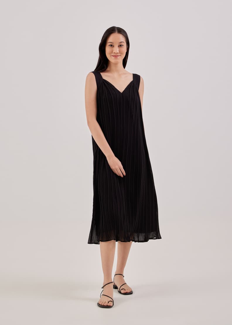 Buy Coralyn Sunray Pleated Dress @ Love, Bonito Singapore | Shop Women's  Fashion Online | Love, Bonito SG