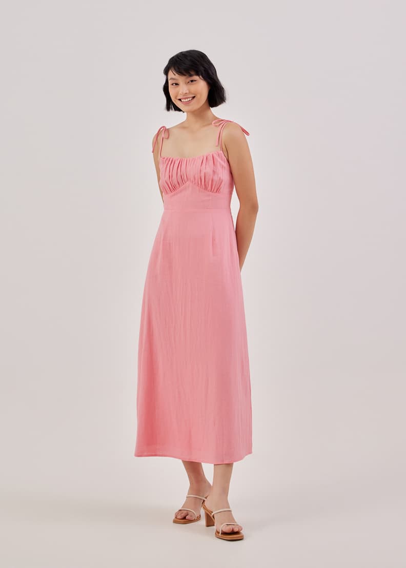 Tamia lace drama dress top