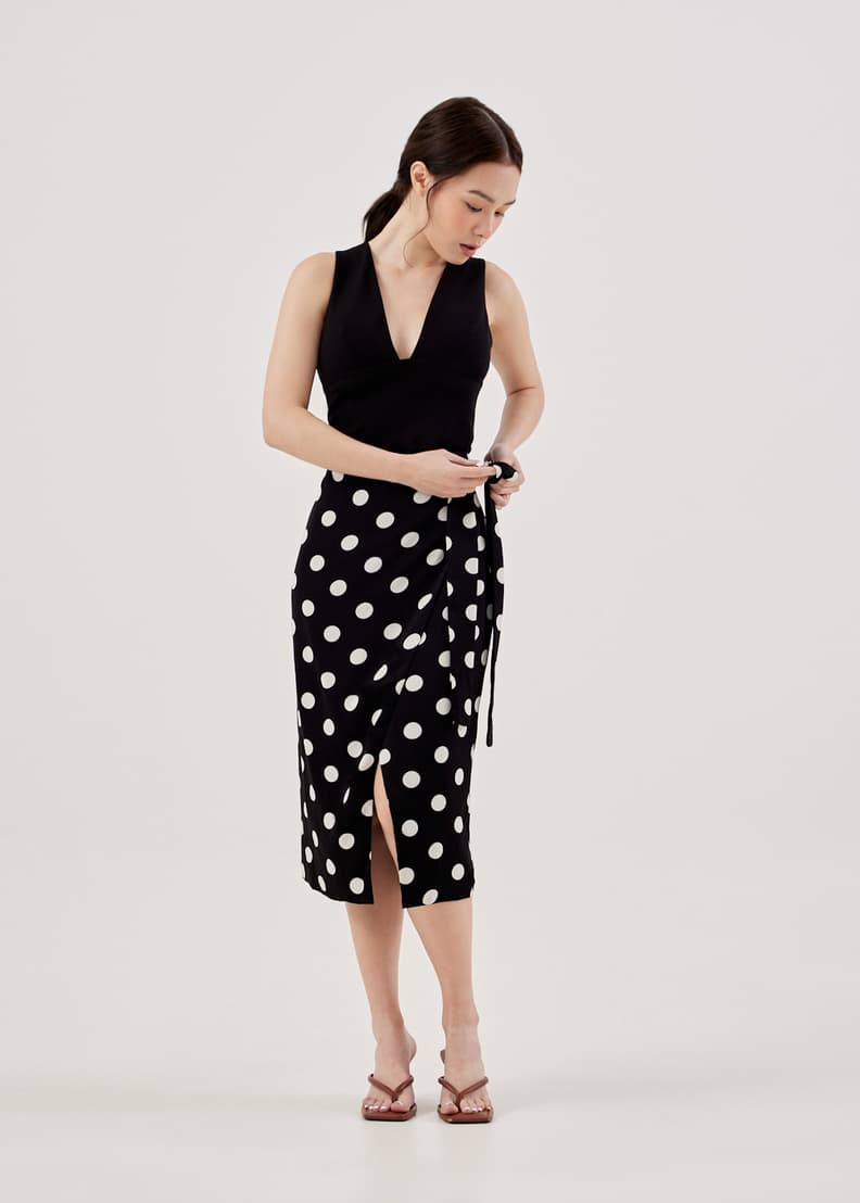 Polka dot sales skirt singapore