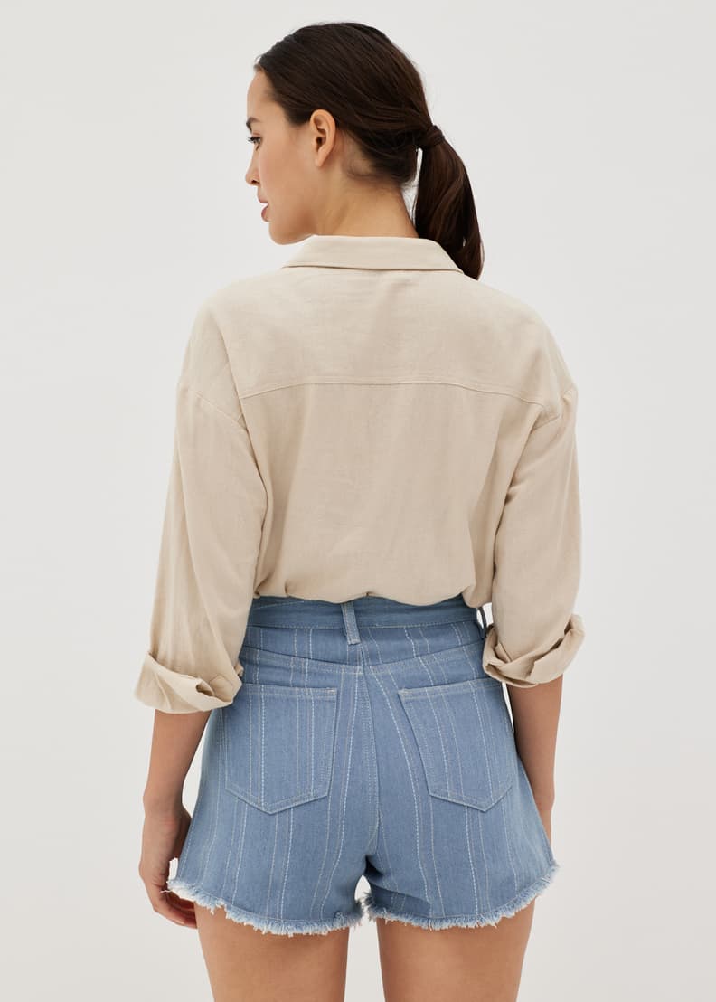 Fray hem cheap kiri shorts
