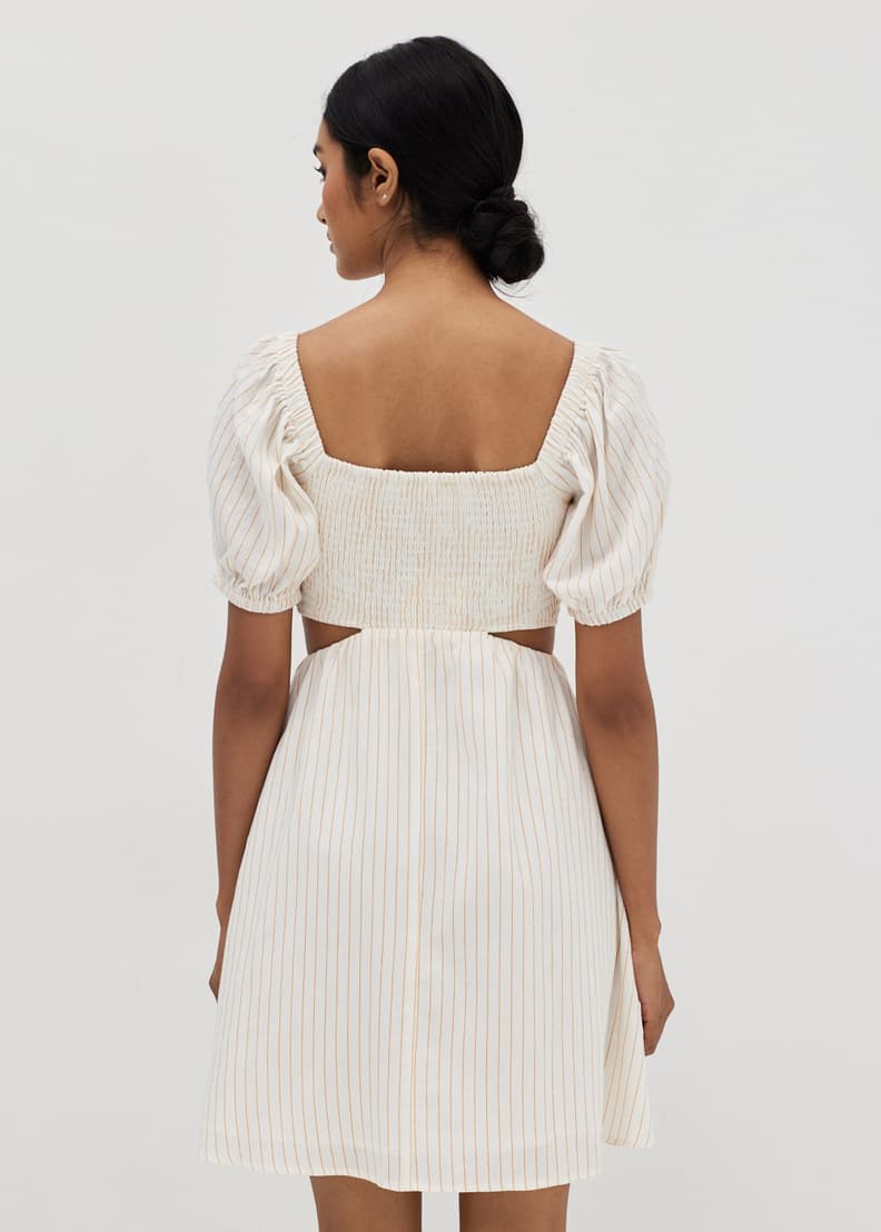 Elastic waist mini dress store