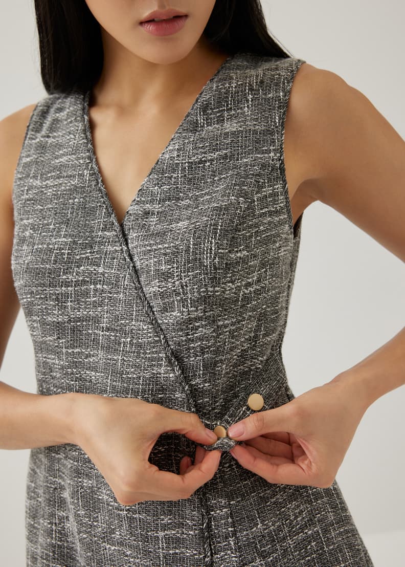 Tweed 2025 wrap dress