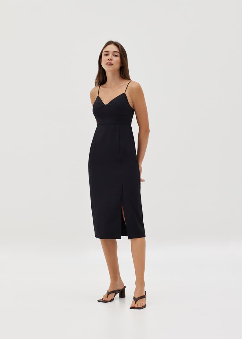 Buy Amberly Padded Bustier Bodycon Dress Love Bonito Singapore