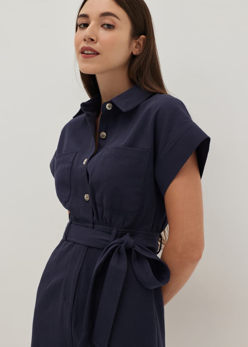 Cecily top poplin dress