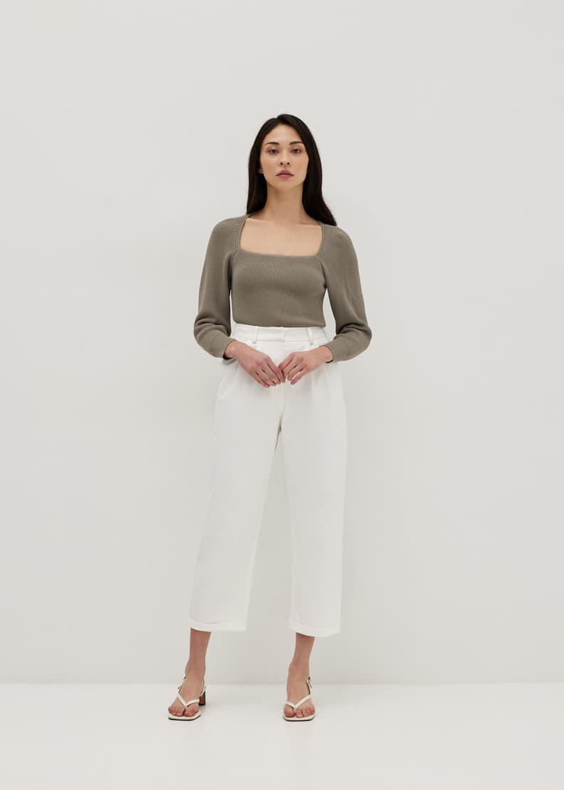 Buy Chantal Chino Straight Leg Pants Love Bonito Singapore