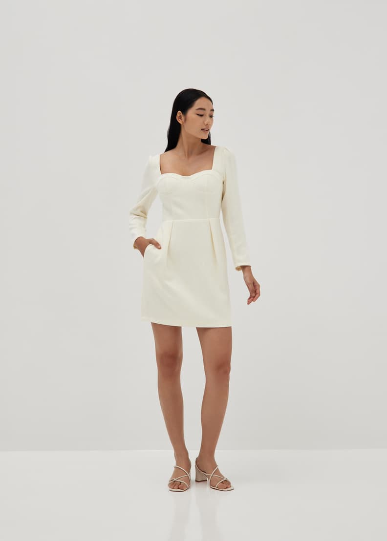 Buy Leticia Padded Tweed Mini Dress Love Bonito Hong Kong