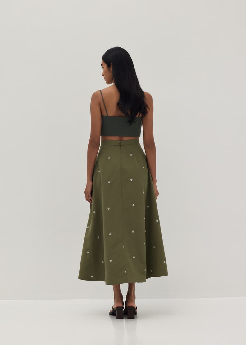 Beth star embroidered skirt discount