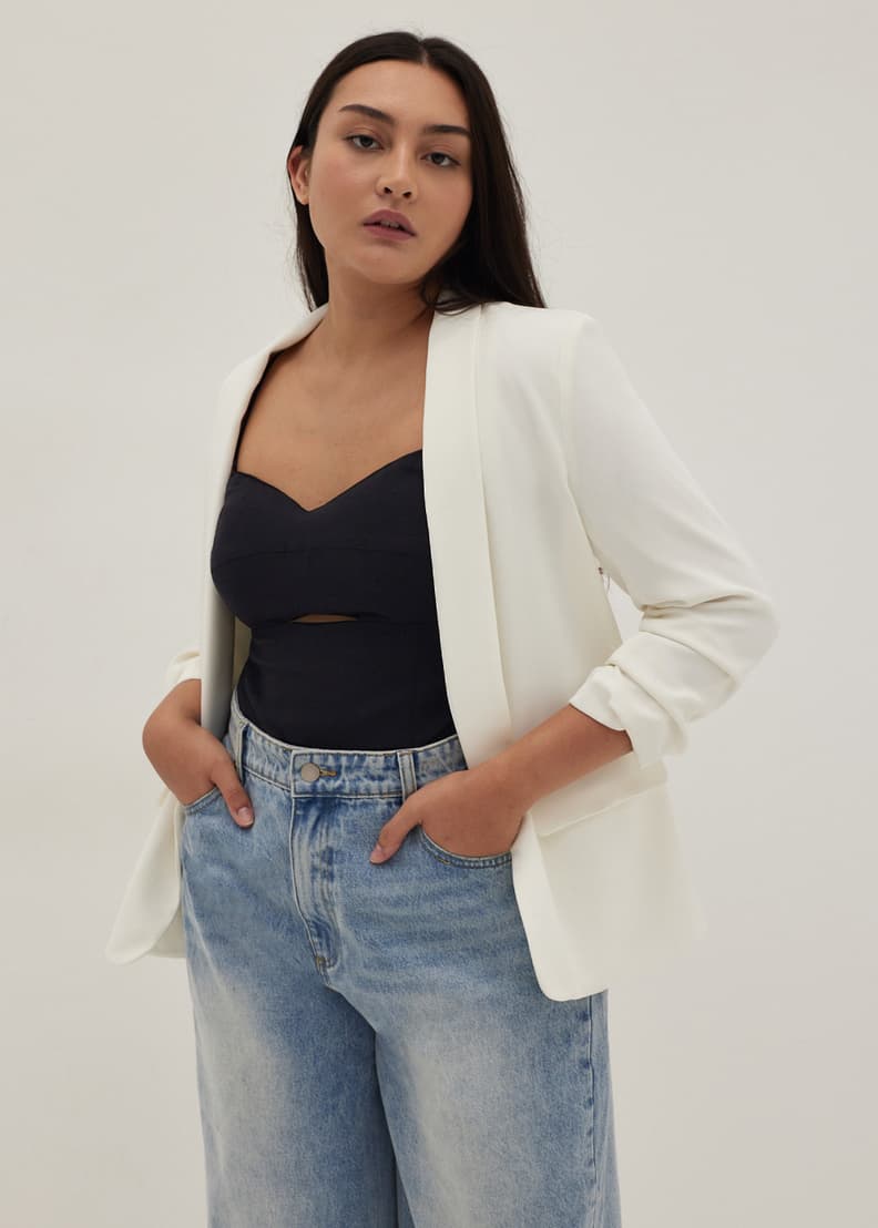 Buy Zuna Padded Linen Bustier Top Love Bonito Shop Women s