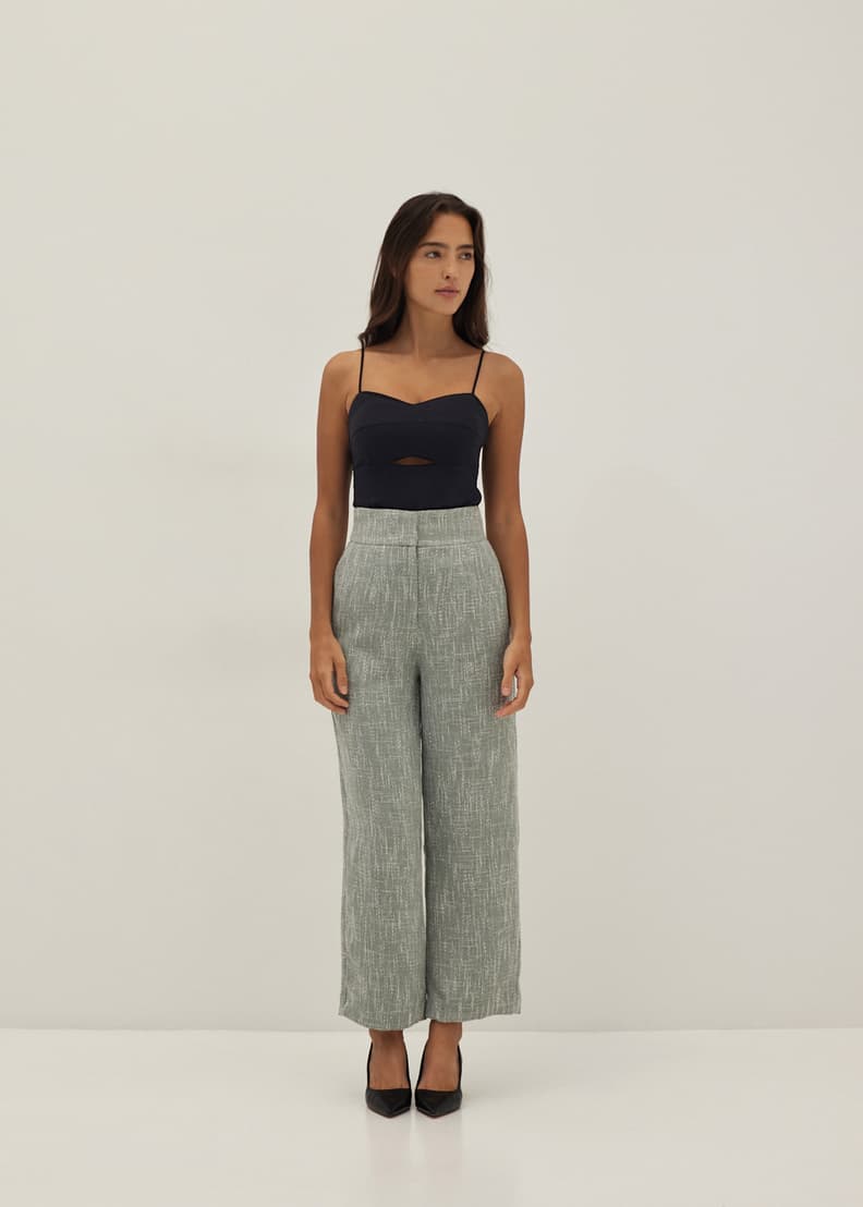 Linen bustier hot sale