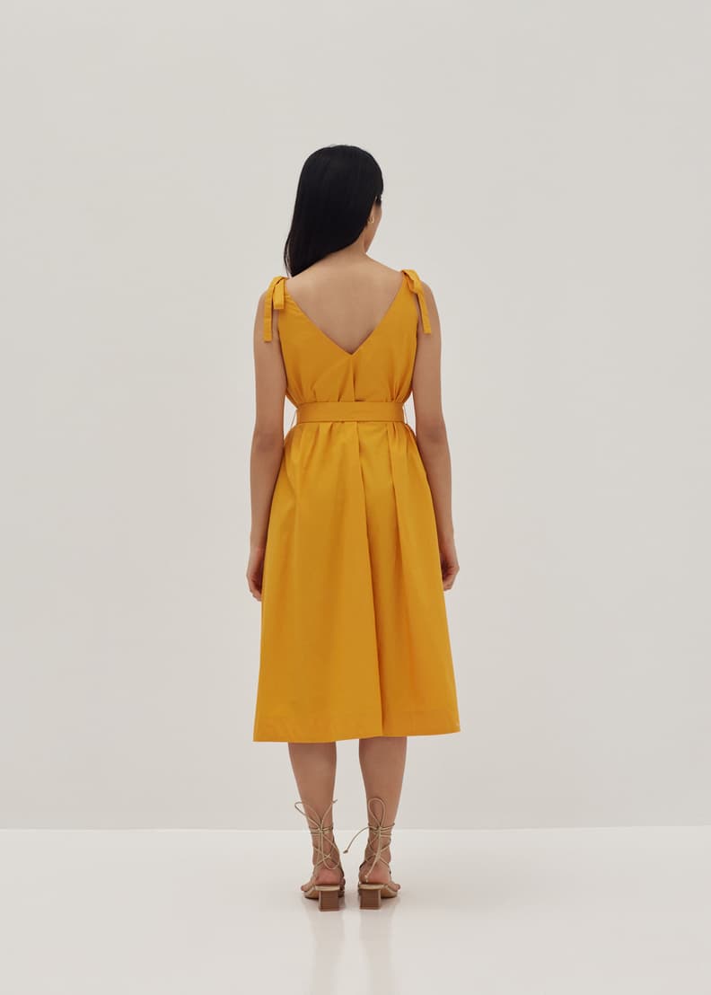 Trapeze midi dress 2025