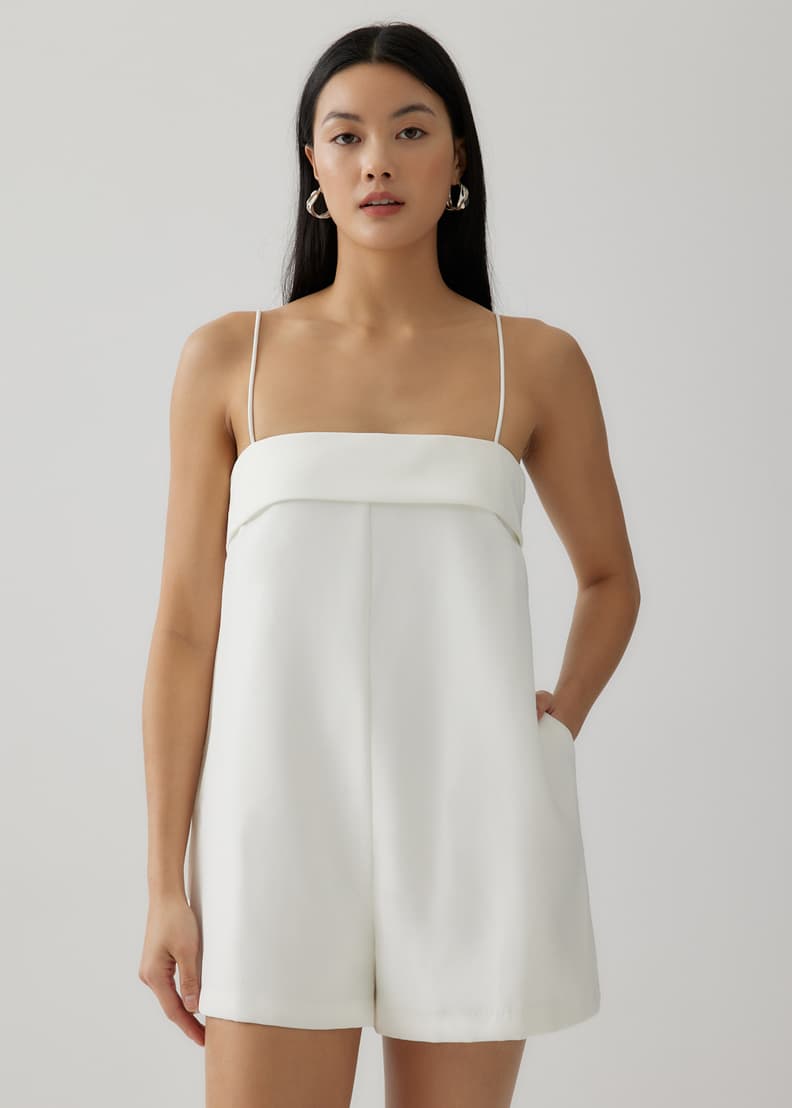 サロペット・オーバーオール・オールインワン Eaphi BACK RIBBON LACE ROMPERS サロペット・オーバーオール・オールインワン Eaphi BACK RIBBON