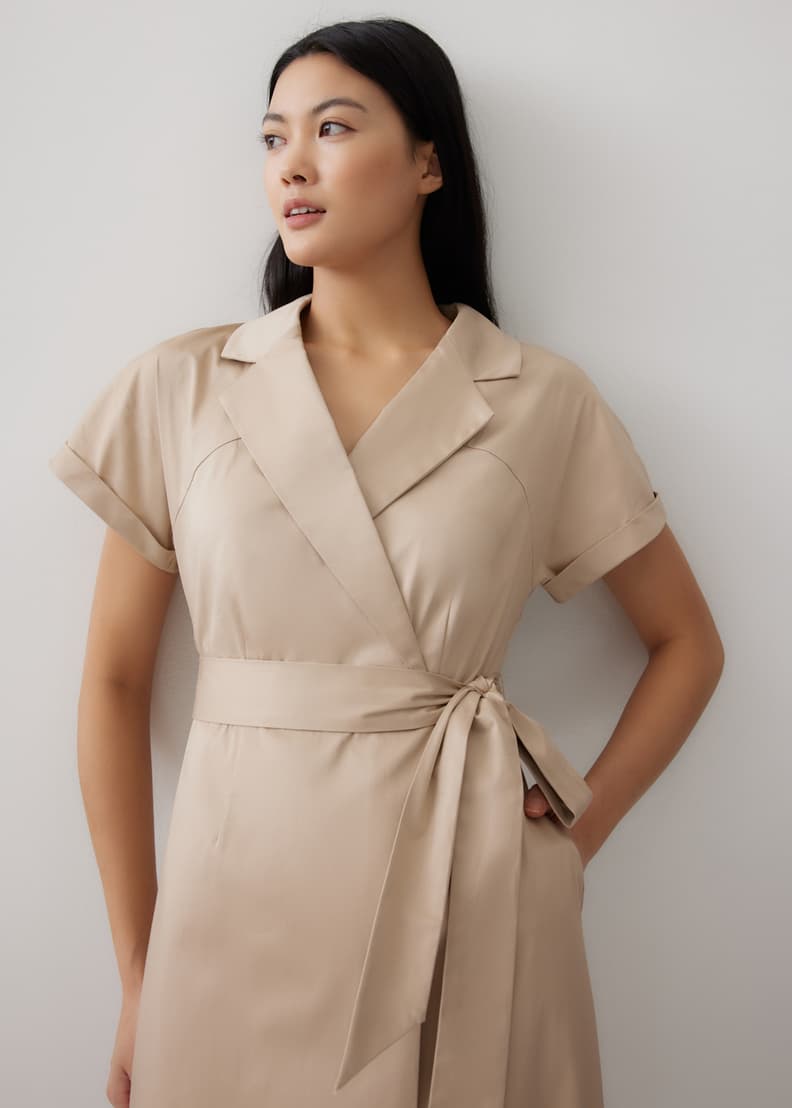 Tailored hotsell wrap dress