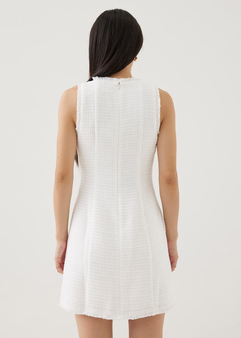 Letty Tweed Shift Mini Dress | Love, Bonito US