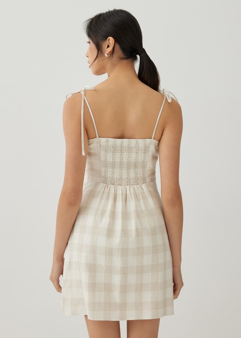 Buy Bitsy Gingham Camisole Mini Dress Love Bonito Singapore