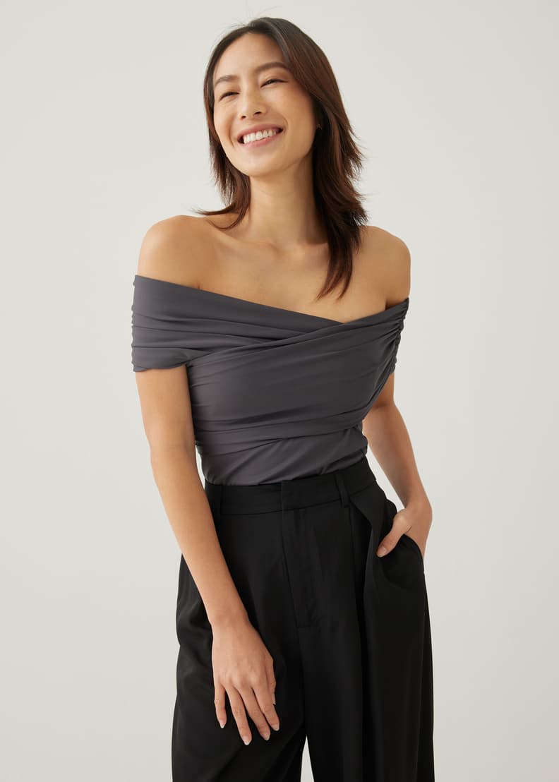 Fancy off the shoulder tops deals