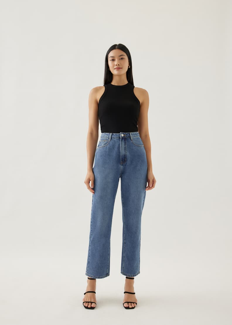 Ofelia Denim Straight Leg Jeans | Love, Bonito ID