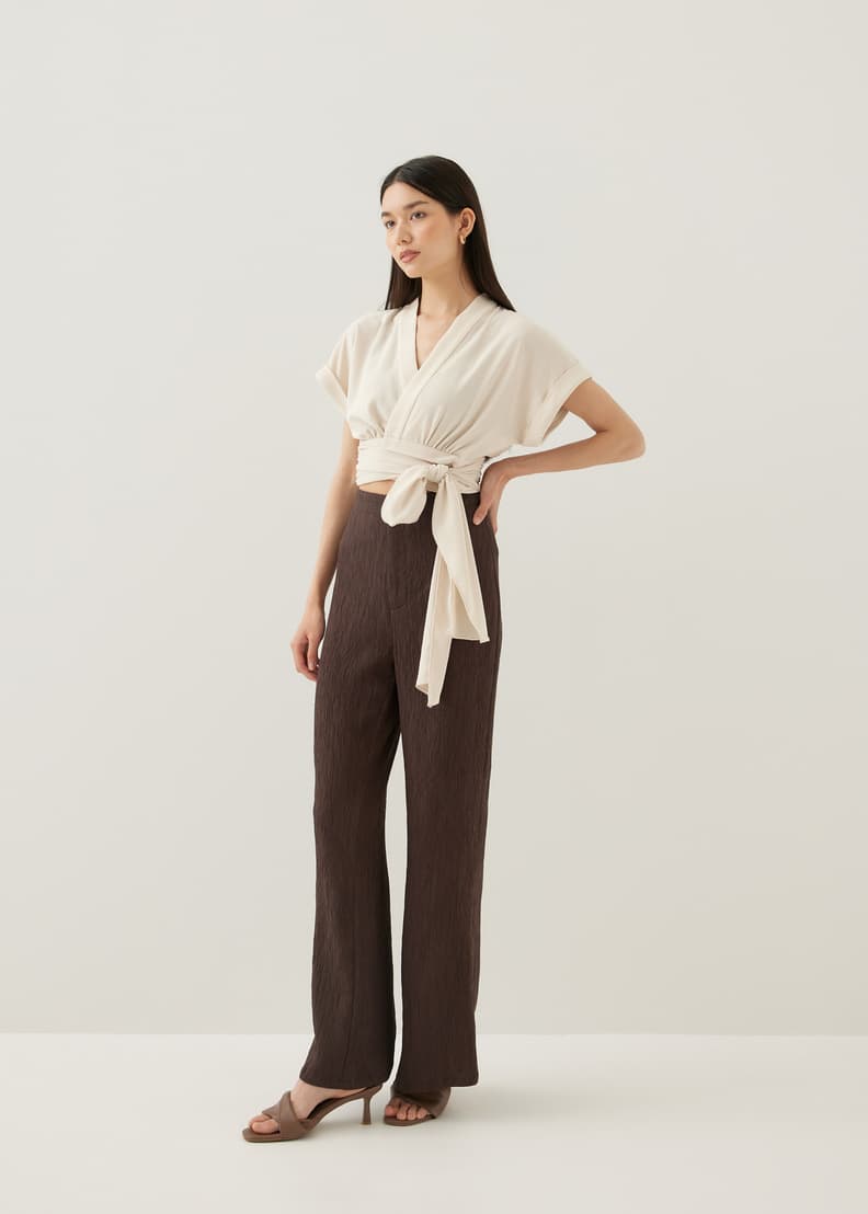 Crochet flared pants | Collection 2022 | Subdued