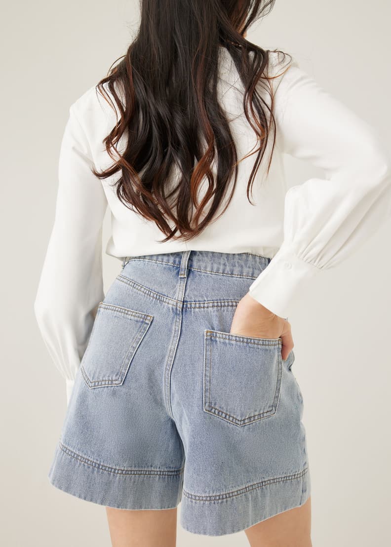 Jean shorts that flare out shop