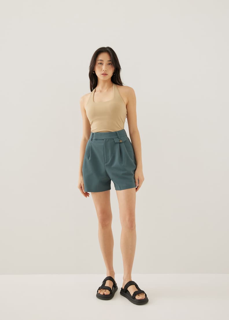 Padded clearance halter top
