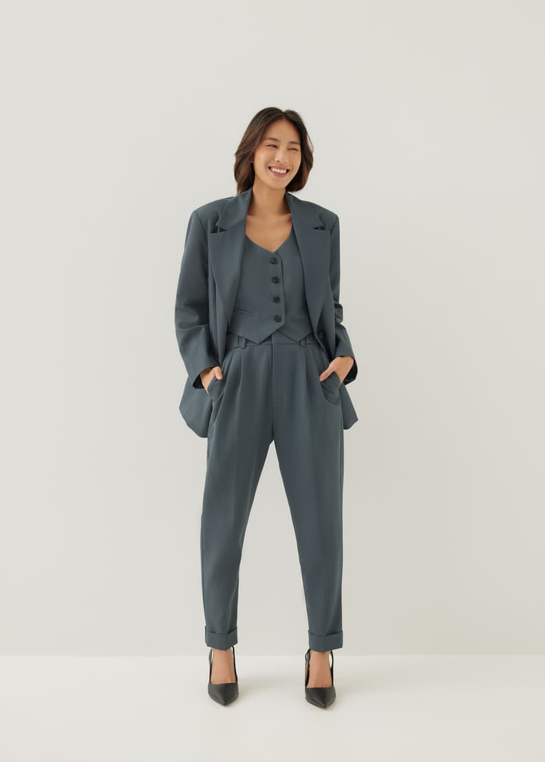 Buy Nixe Tailored Button Down Vest Love Bonito Hong Kong Shop