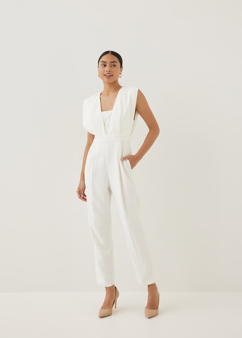 Black peg cheap leg jumpsuit