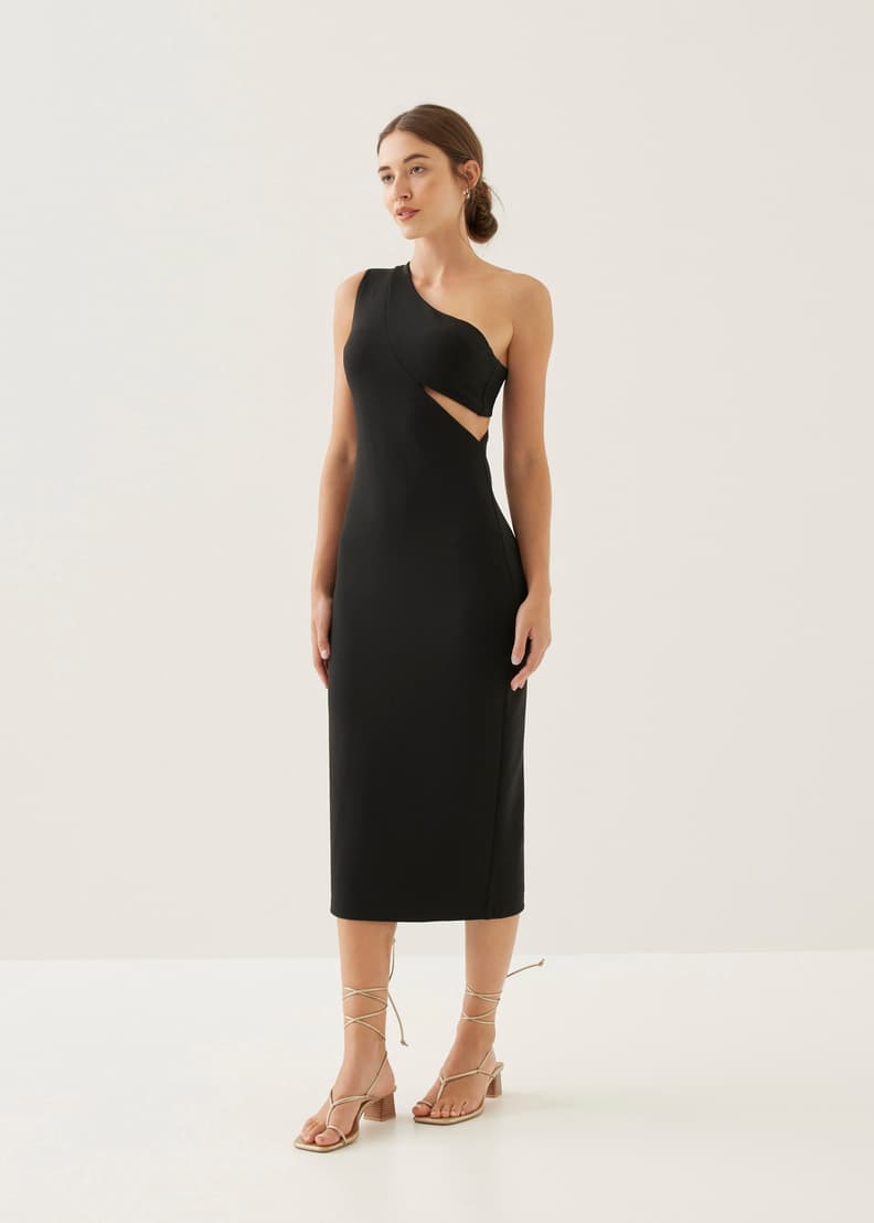 Araia asym midi dress shop