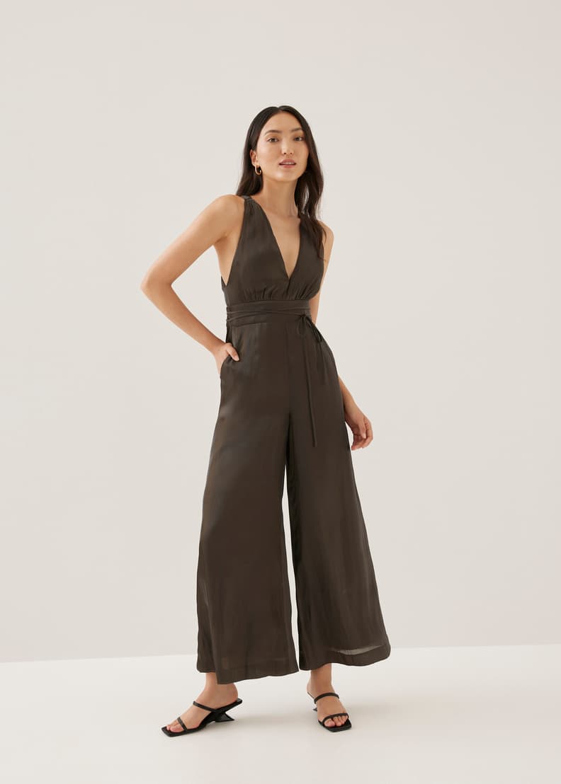 Iridescent jumpsuit top