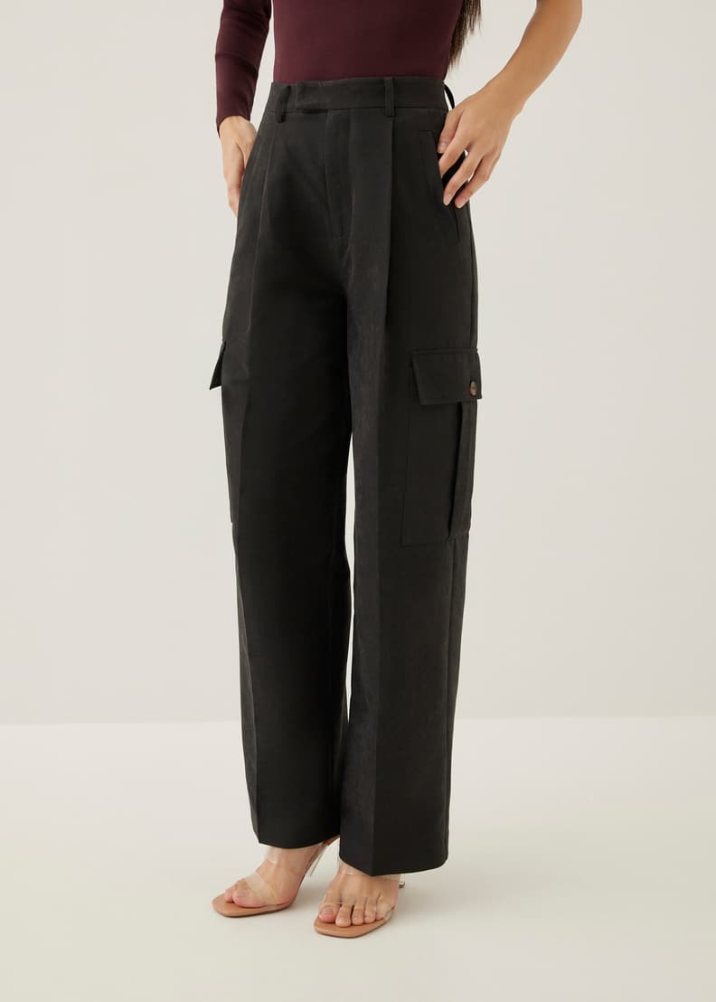 Buy Hayley Tailored Cargo Pants Love Bonito Singapore Shop