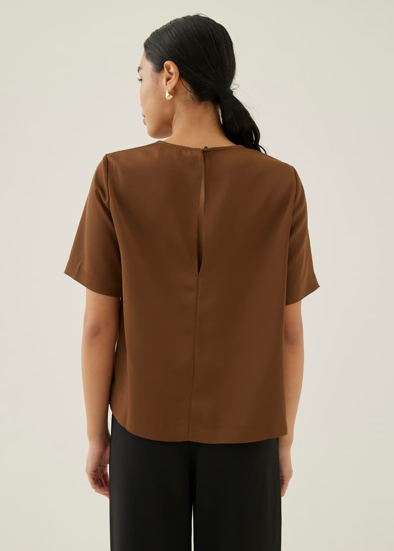 Women's satin shell hotsell top