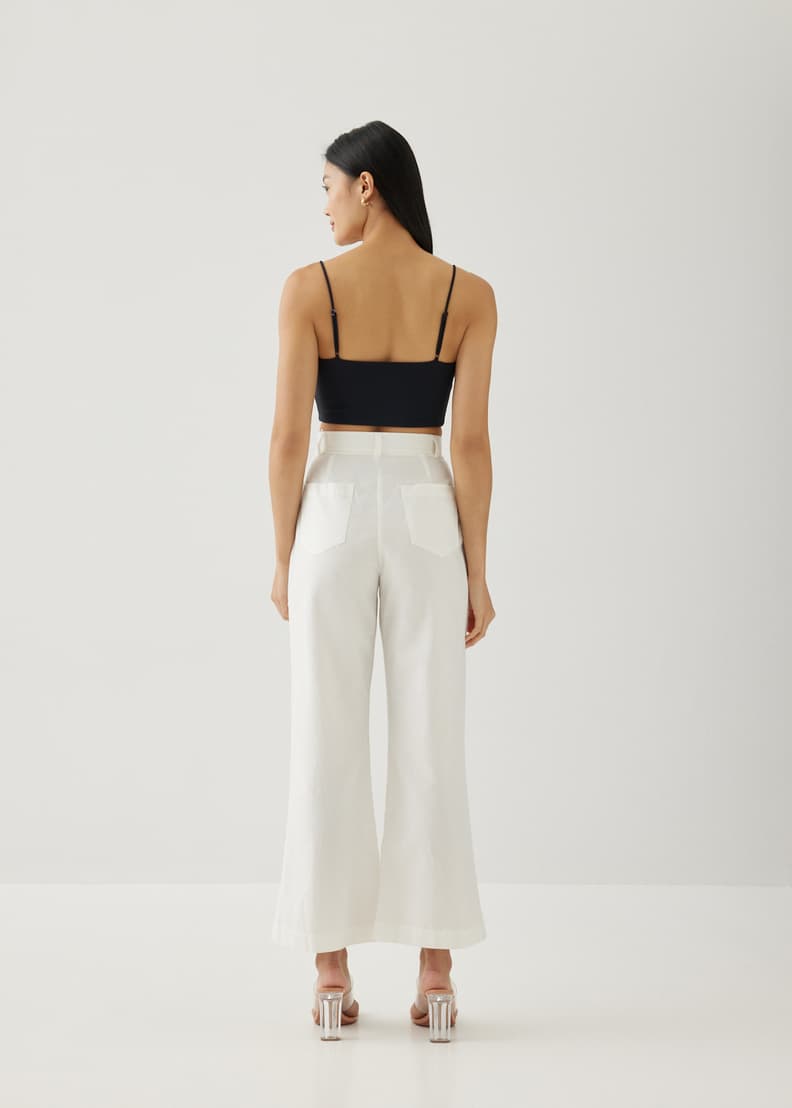 Violeta Cotton Kick Flare Pants