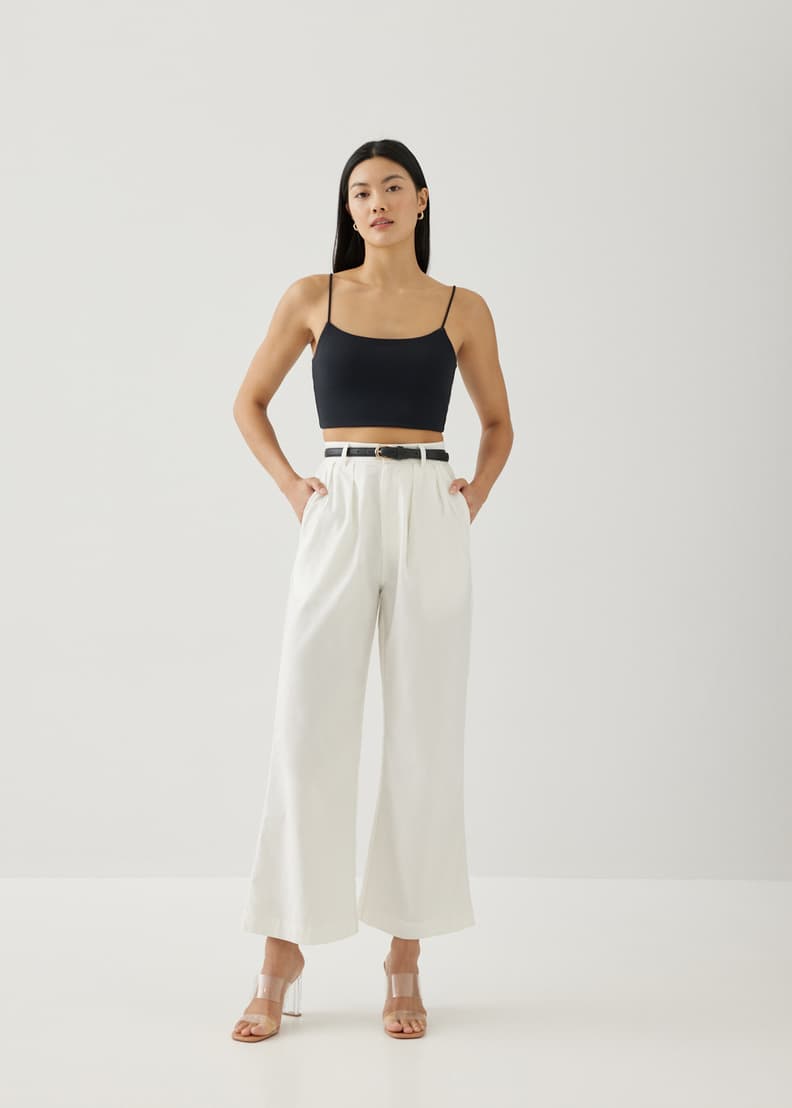 Violeta Cotton Kick Flare Pants