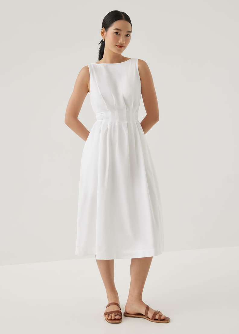 Cheap white shop cotton dress