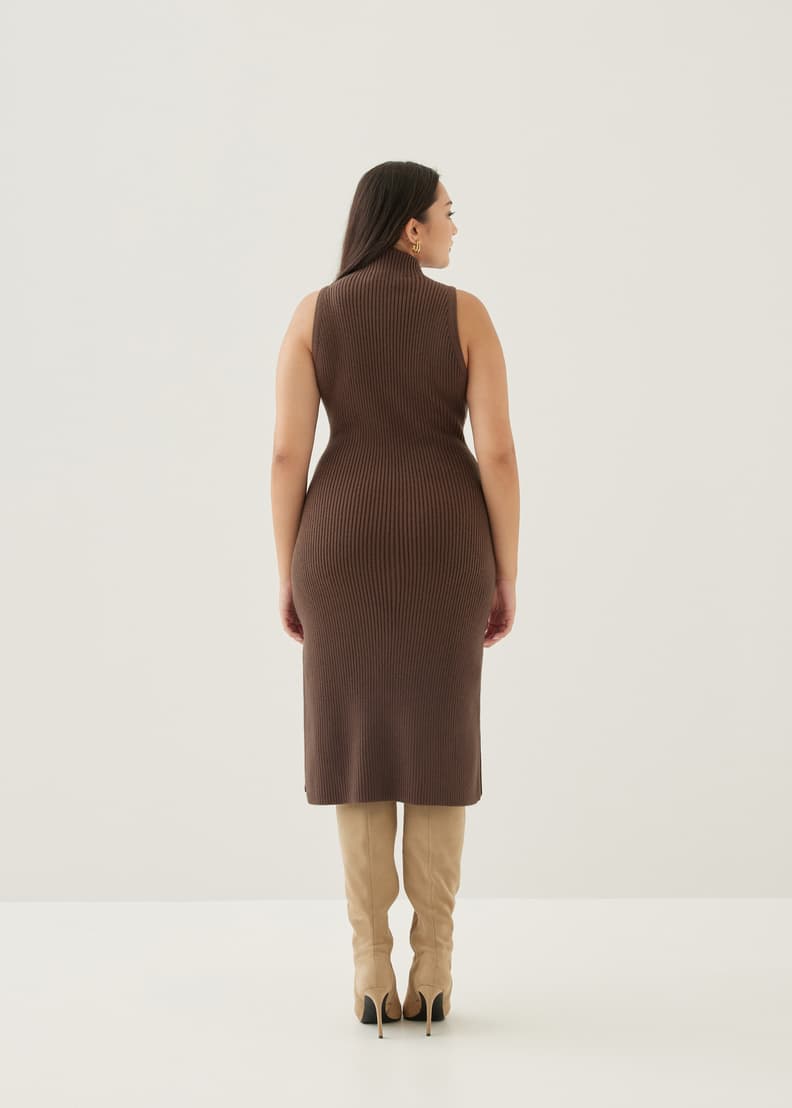 BALENCIAGA ロコ刺繍クルネックTシャツ 787349TRVB7 9081 Katrin Turtleneck Midi Dress | Love, Bonito US