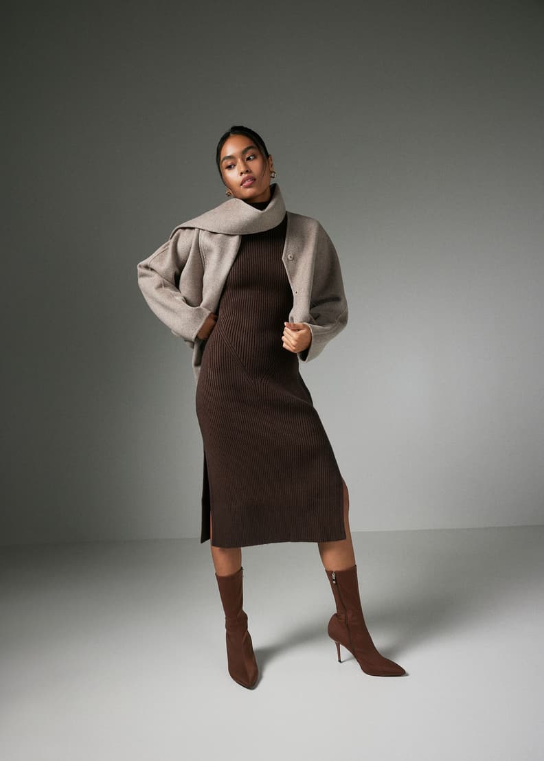 Katrin Turtleneck Midi Dress Love Bonito US