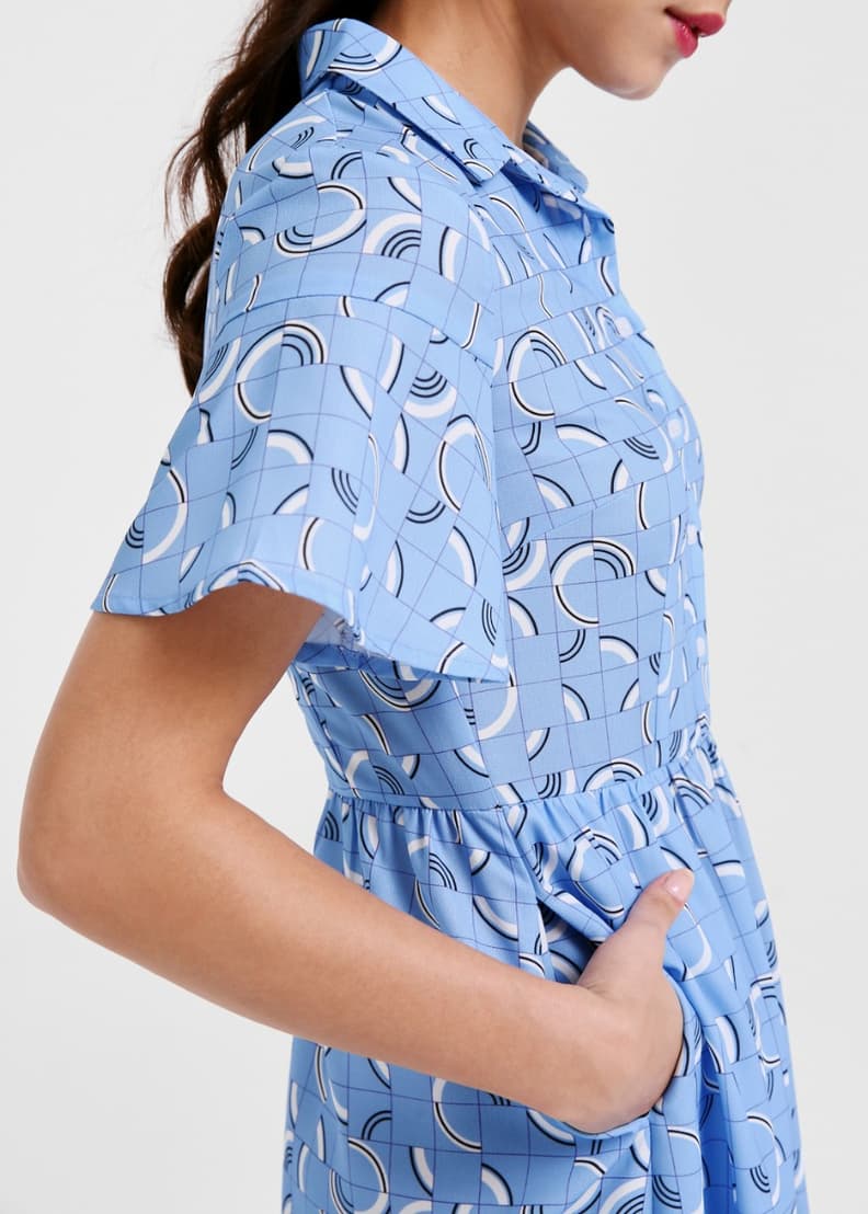 Oasis button sale front midi dress