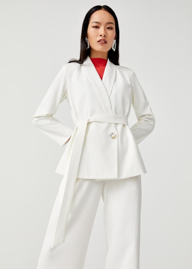 White tie new arrivals blazer