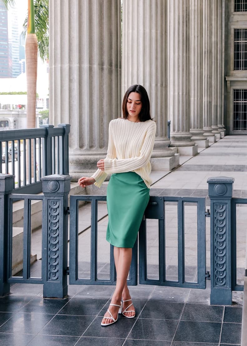 Midi pencil top skirt quality