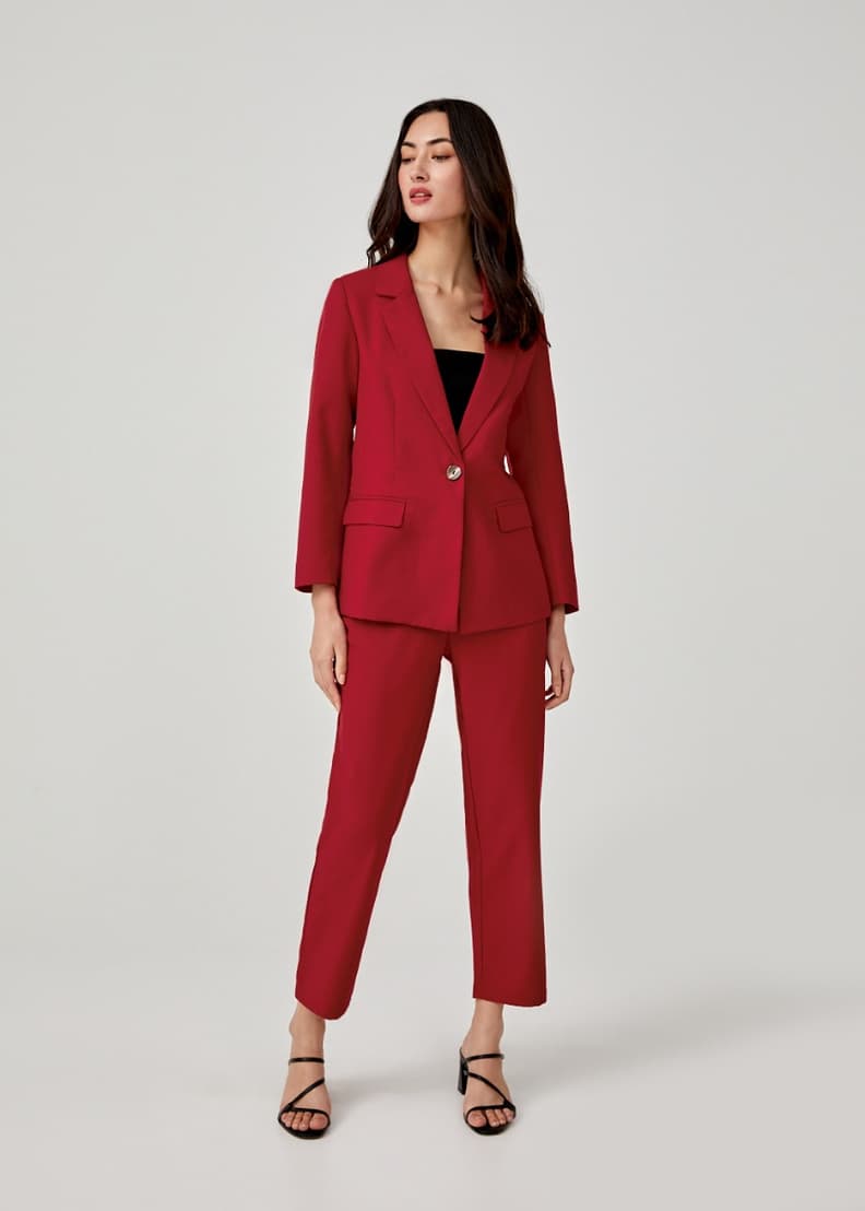 Red blazer clearance near me