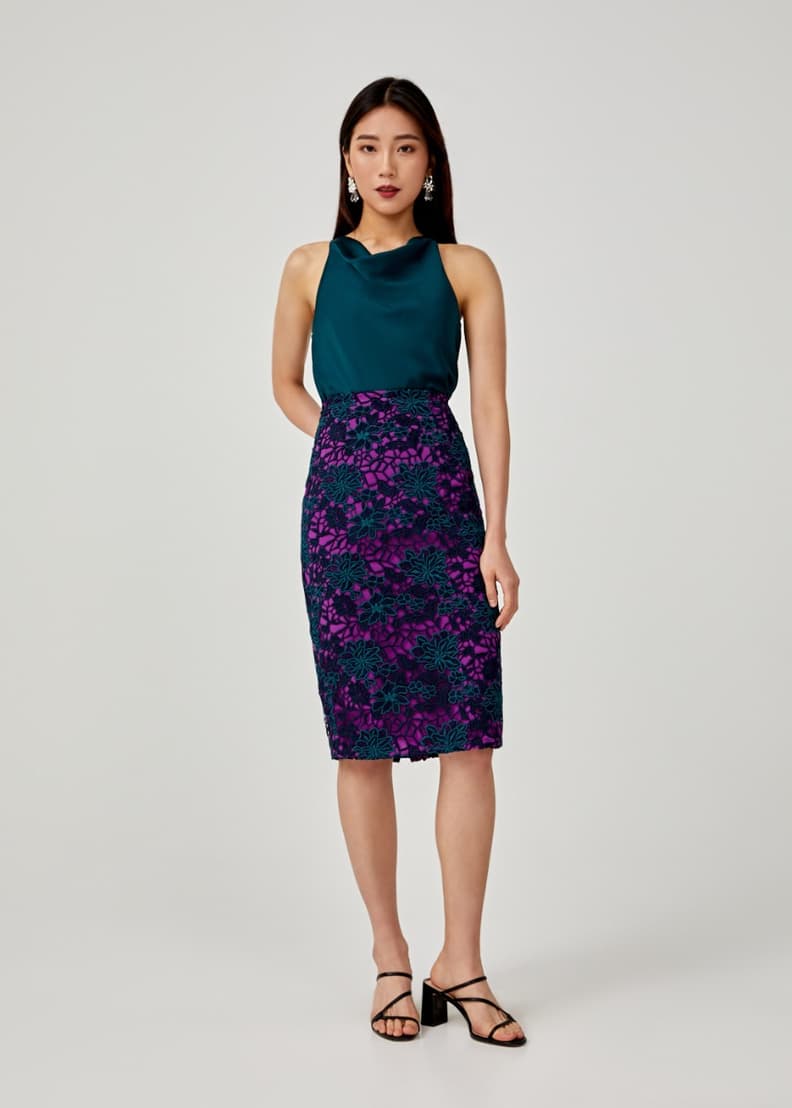 Lace hot sale skirt singapore
