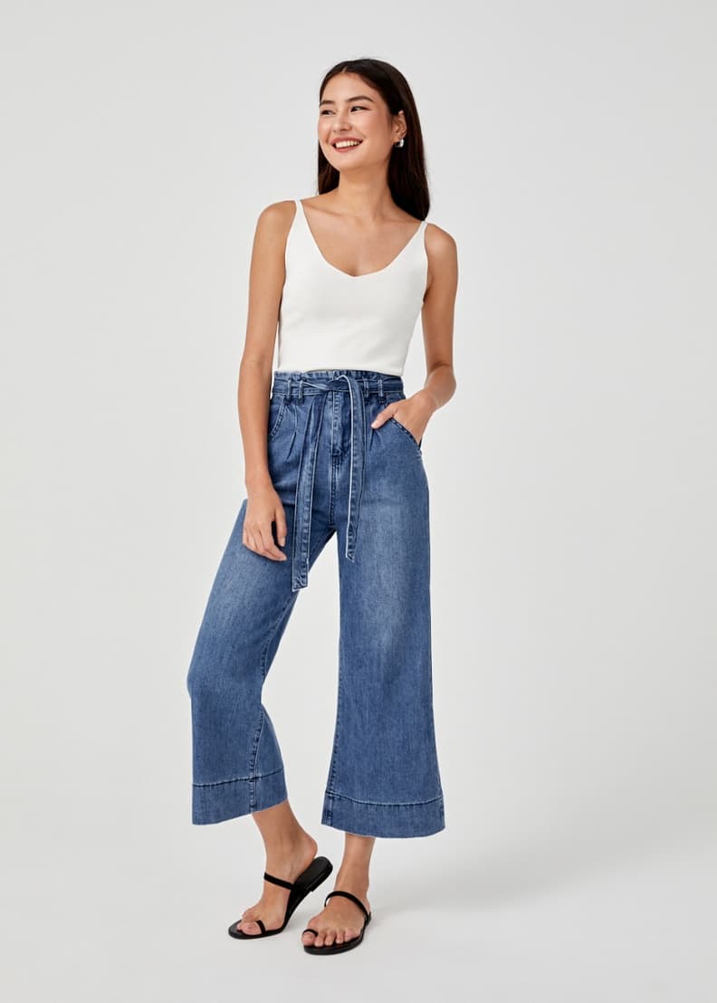 Cheap wide 2024 leg jeans