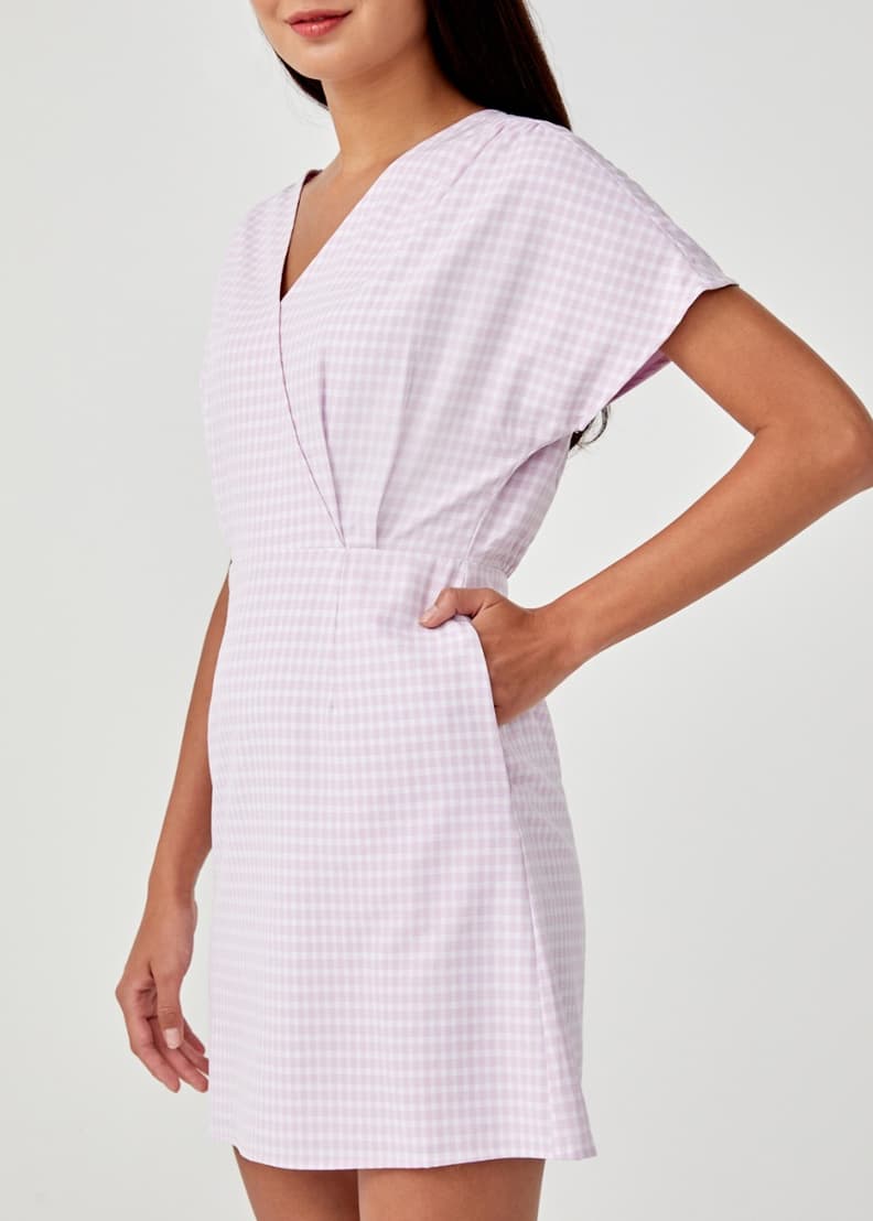 Rosaura Gingham A line Dress
