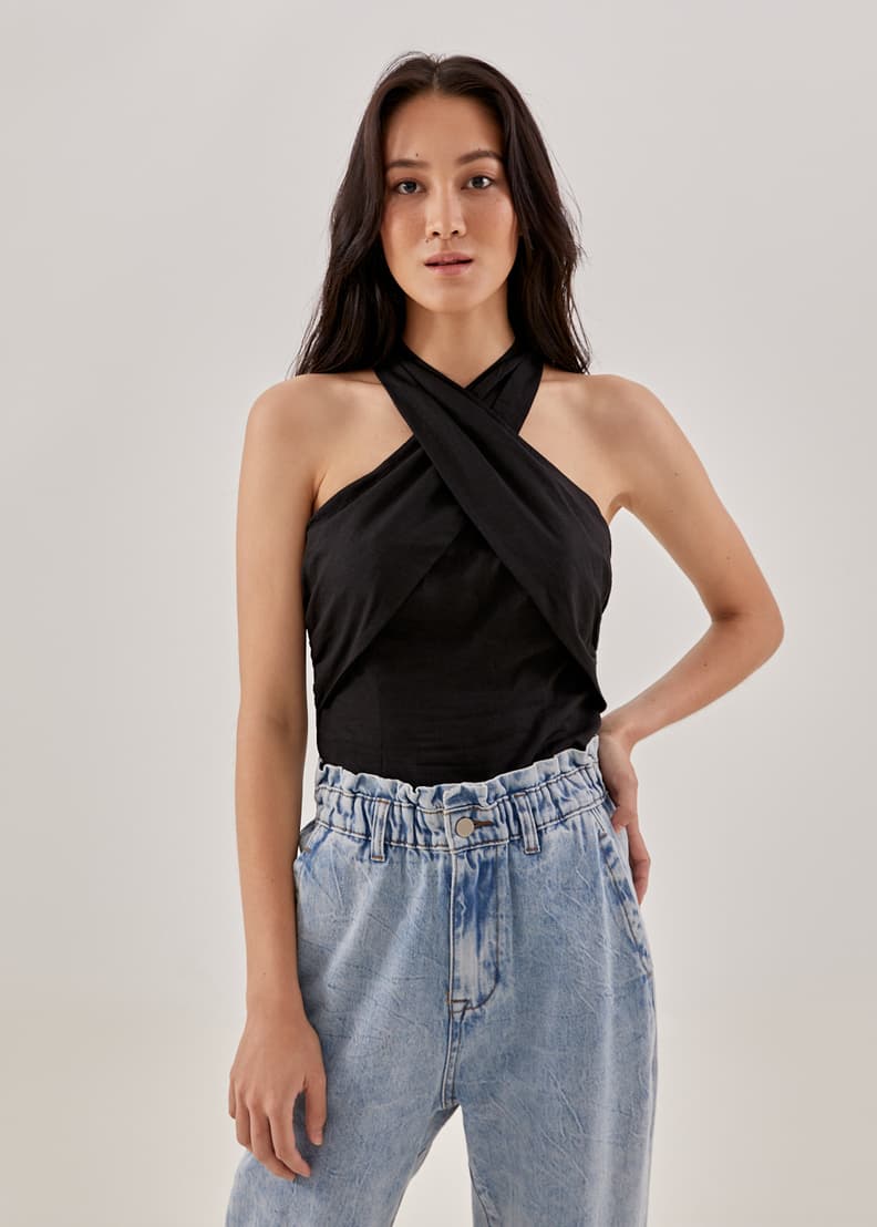 Shop Lana Halter Neck Top Online Love Bonito HK