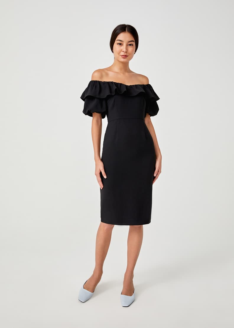 Off shoulder deals pencil dress
